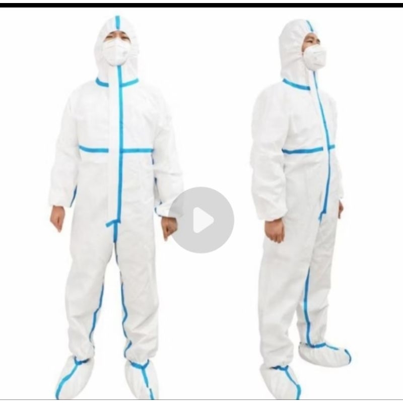 apd hazmat jas hujan baju full standar WHO anti virus bakteri jaket bengkel wepack kemenkes akd dokt