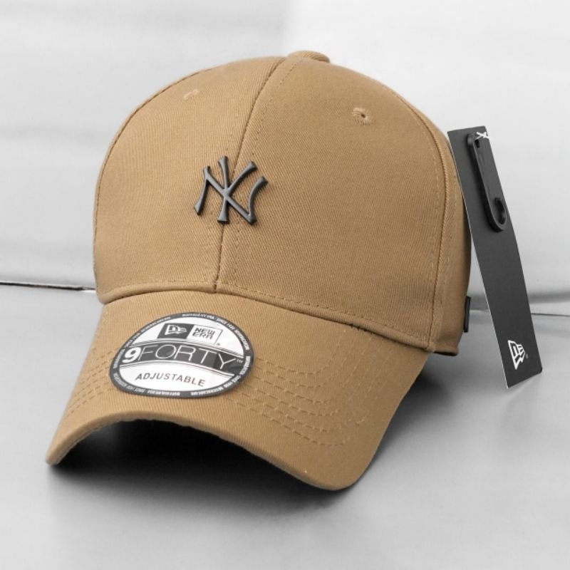 TOPI BRANDED BERKUALITAS MEWAH LOGO PLAT BESI MOTIF ORIGINAL NY