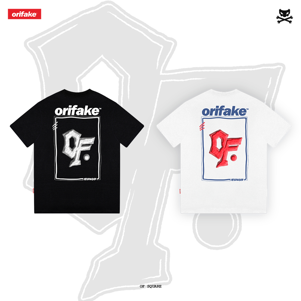 [COD] Orifake T-shirt Of Square 200gsm Kaos Pria Original
