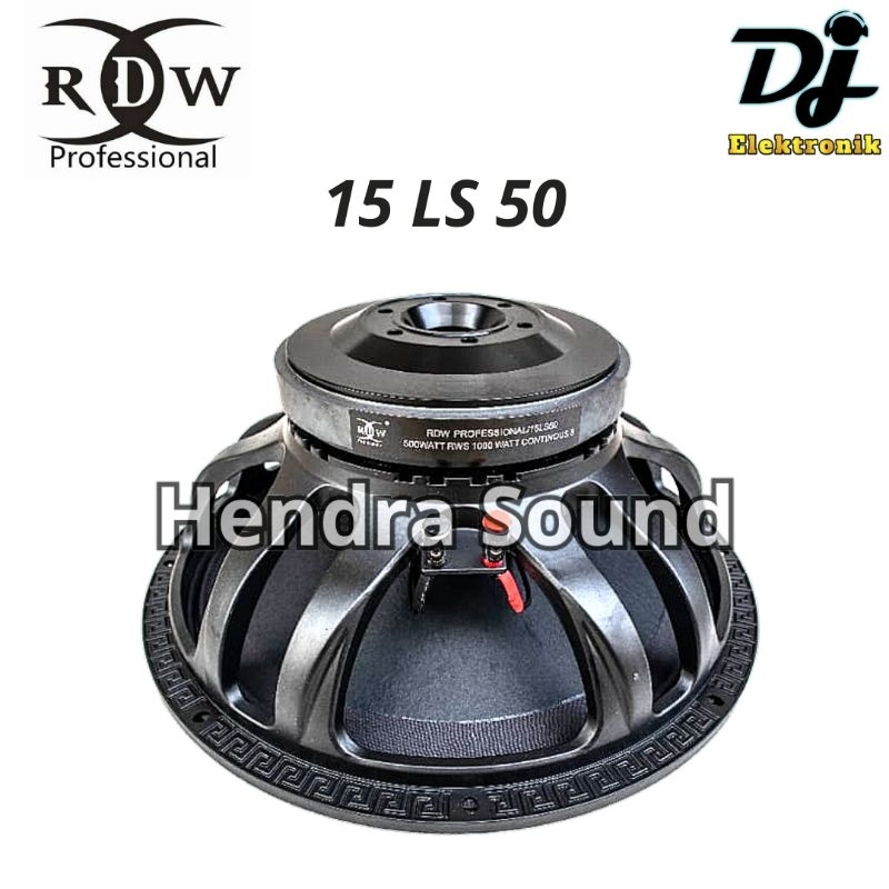 RDW ● 15 LS 50 / 15 LS50 - Speaker Komponen (15 inch)