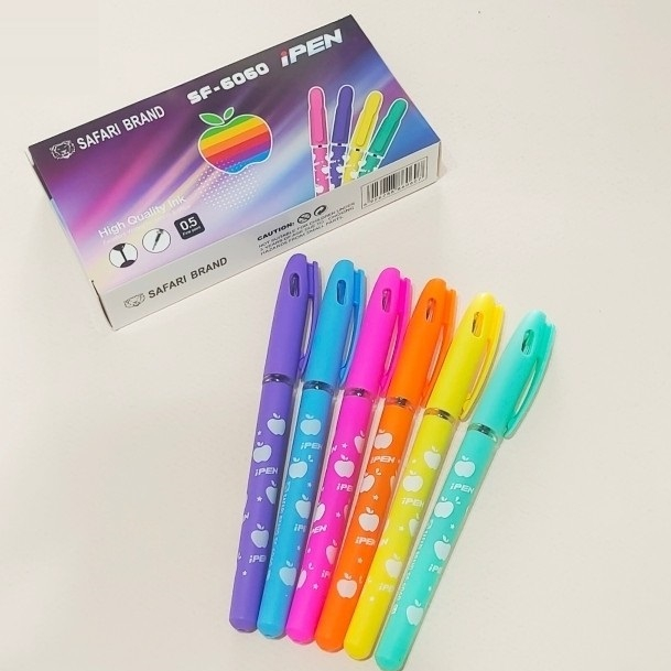 

PULPEN GEL SAFARI BRAND SF-6060 IPEN 0.5 MM 1 PACK ISI 12 PCS