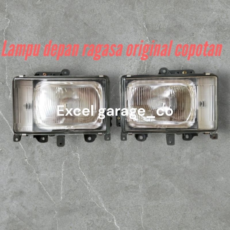headlamp ragasa lampu depan ragasa original mitsubishi