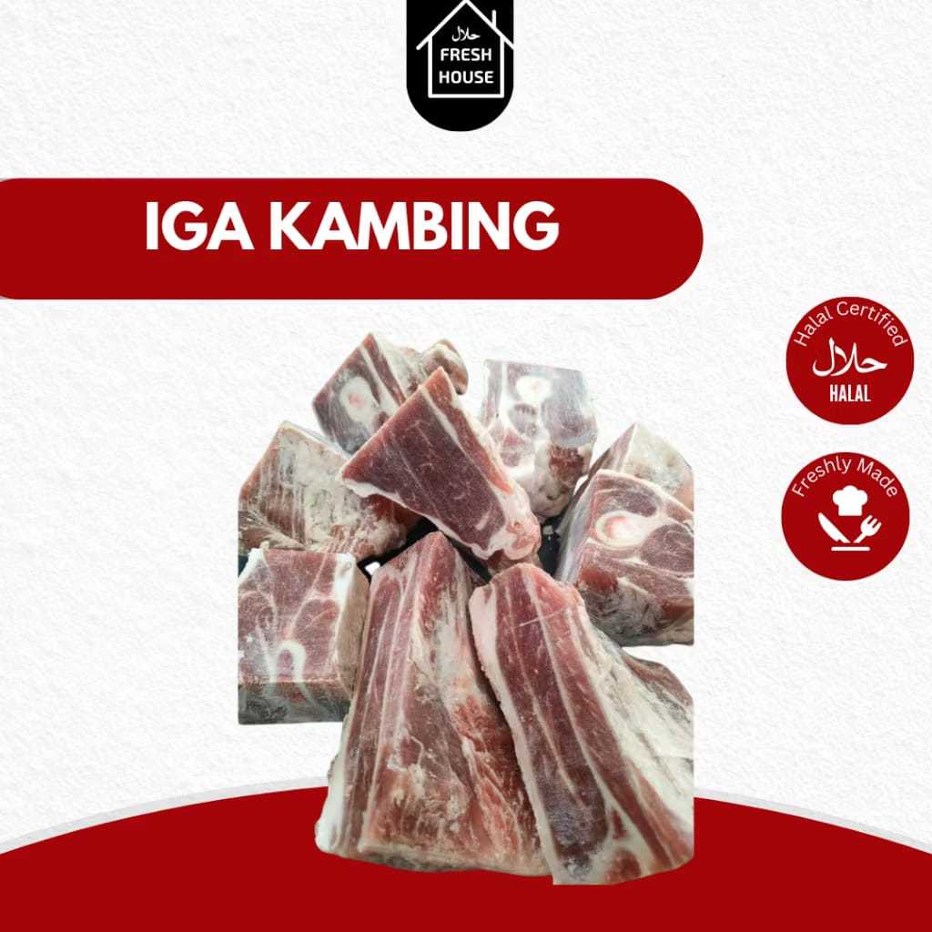 

IGA KAMBING / TULANG KAMBING FROZEN 500GR