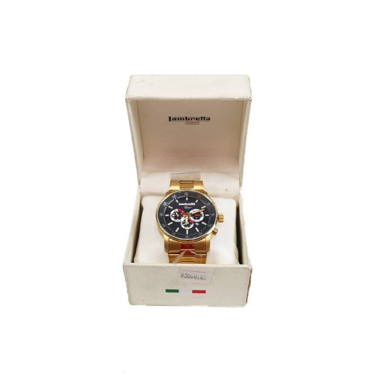 Jam Tangan Lambretta Imola Gold Chronograph Quartz