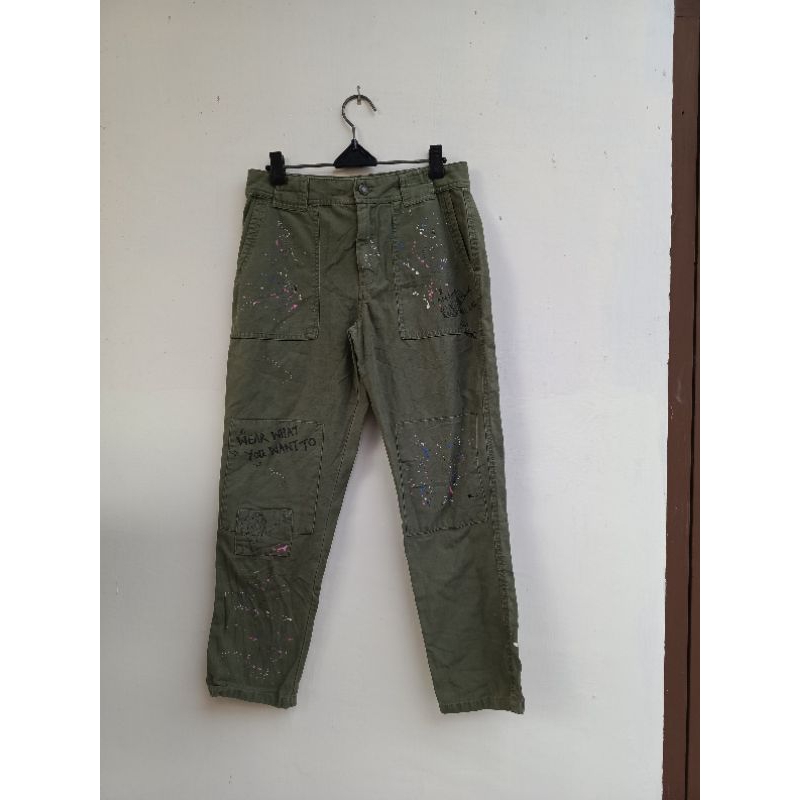 Celana Zara basic Z1975 denim