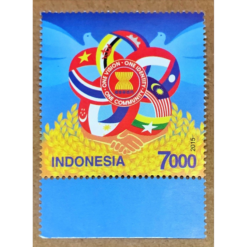 

(BA) PRANGKO INDONESIA 2015 JOINT ISSUE ASEAN 1V SINGLE SET MNH.