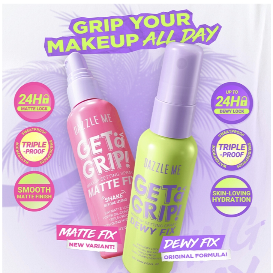 Dazzle Me Get A Grip Makeup Setting Spray - 60ml | Dazzle Me Setting Spray