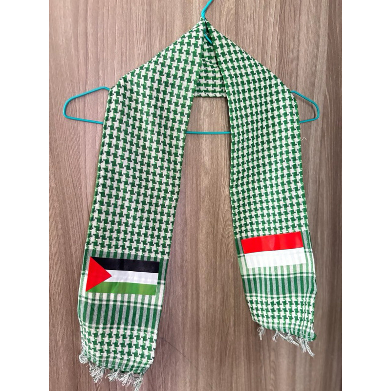 [preloved] syal palestina anak tk,sd dan smp juga remaja / syal palestine dan indonesia / sorban dan