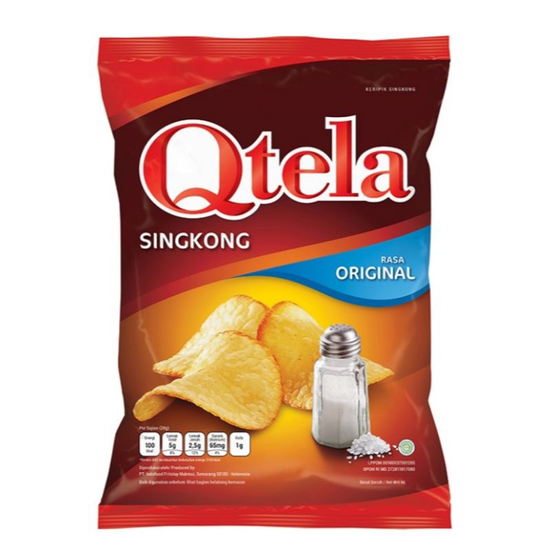 

Qtela Keripik Singkong 175gr / Original / Barbeque / Balado