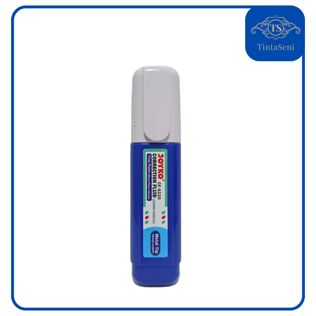 

Tipe x Cair Putih Joyko CF-S225 White Correction Fluid Cairan Koreksi Kertas Dokumen Tipe X Satuan