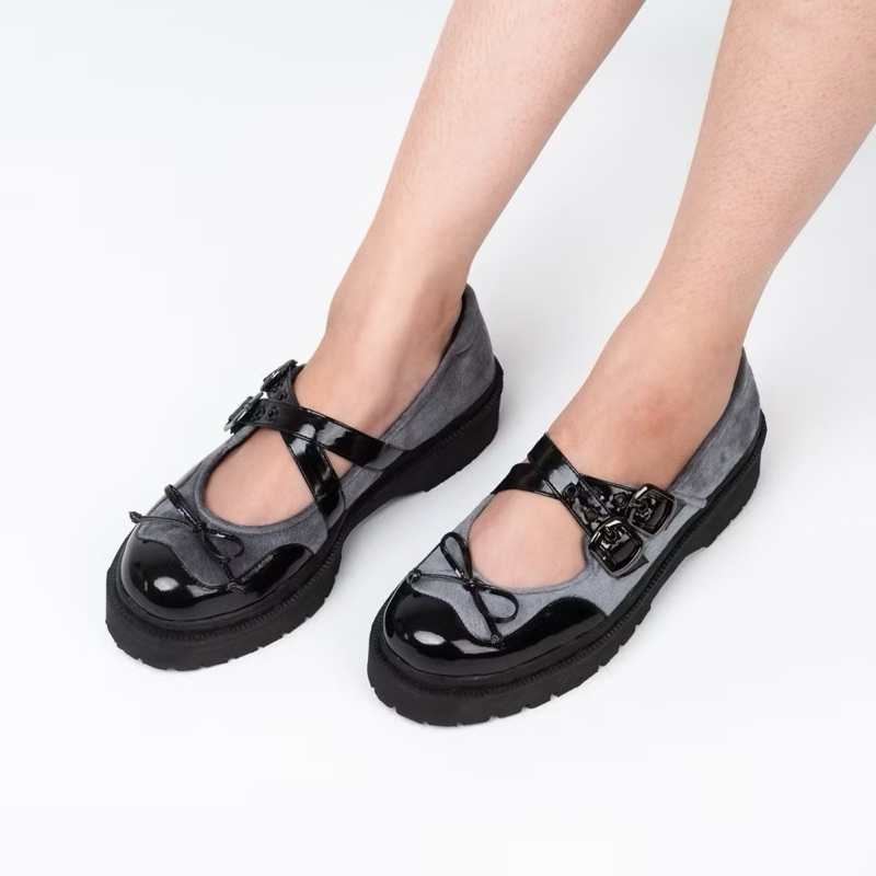 CEKHAS - Jisoo GIRL CRUSH Blueish Grey Shoes Sepatu Wnita