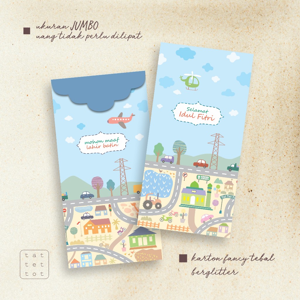 

Tat Tet Tot amplop lebaran IDUL FITRI angpao THR ( isi 12 PCS )