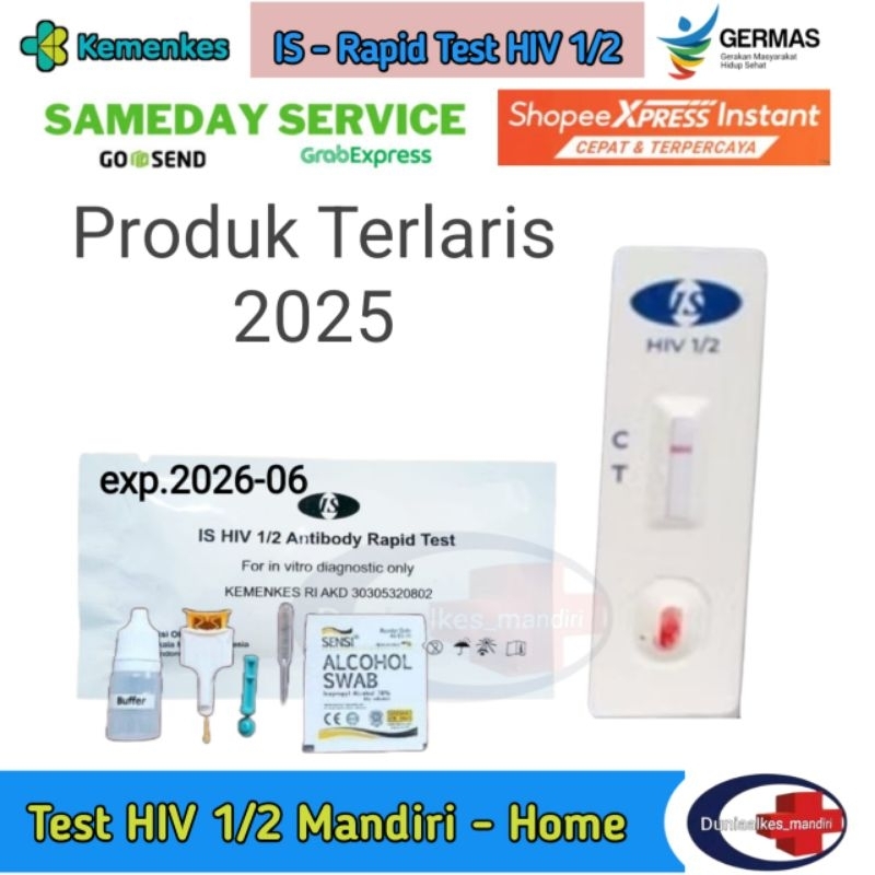 Paket Murah Test HIV 1/2 Akurat Mandiri Satuan - IS