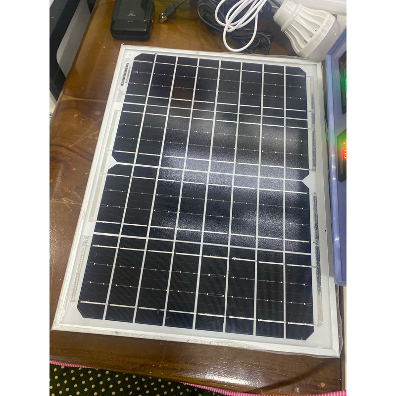 Solar Panel 10 watt + Kabel dan Controller