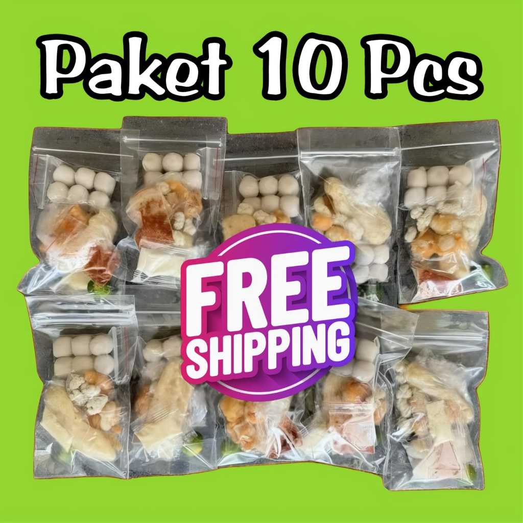 

Baso Aci instan paket 10 pcs murah / Bakso aci instan / Bakso aci 10 pcs murah