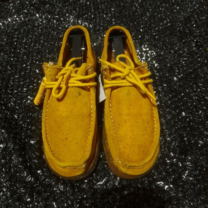 Clarks Wallabee Yellow Suede