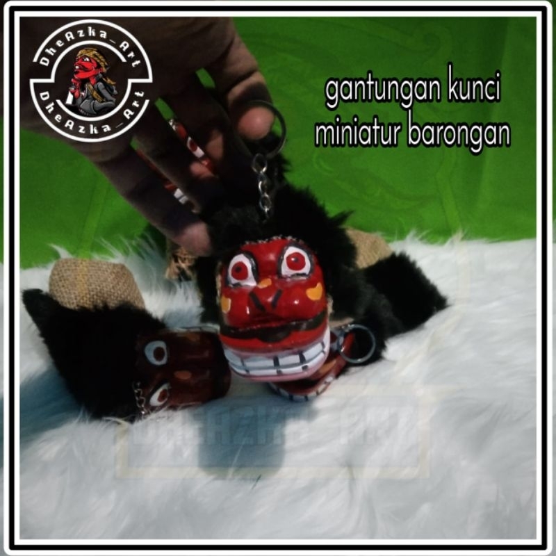 Gantungan Kunci Barongan
