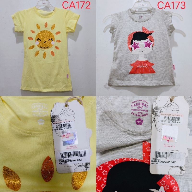 Cardinal Kids Kaos Anak Perempuan CA172 CA173