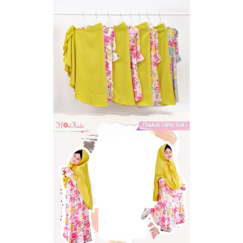 PROMO 3PCS 100.000 Gamis Syar’i Free Kerudung Instan Panjang Bahan Rayon Via Shopee + Adm Shopee 7% 