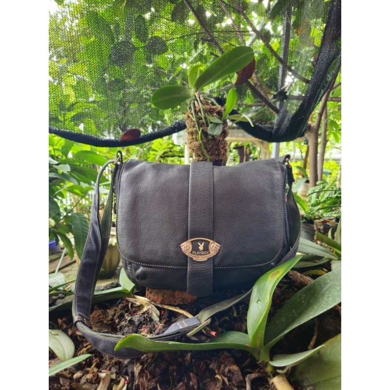 PLAYBOY - TAS SELEMPANG WANITA BAHAN KULIT ASLI