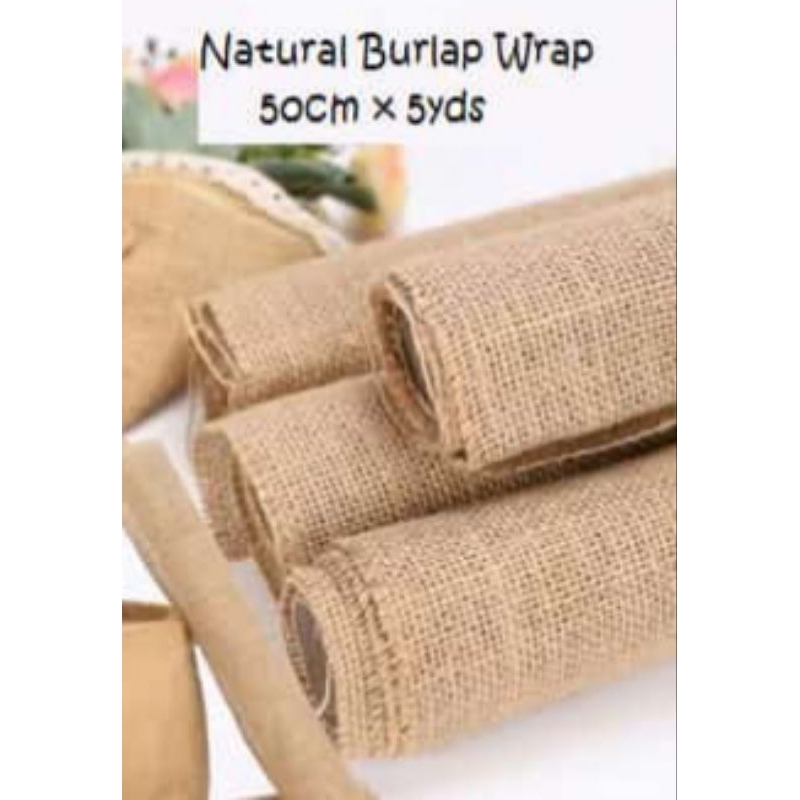 KAIN GONI ALAS FOTO / KAIN GONI DEKORASI / KAIN GONI RUSTIC / KAIN GONI BURLAP / KAIN GONI ROLL