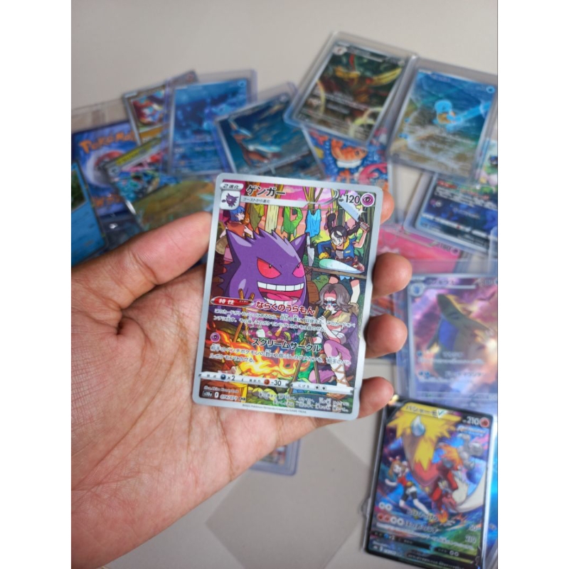 Mainan Kartu pokemon TCG japan Gengar CHR