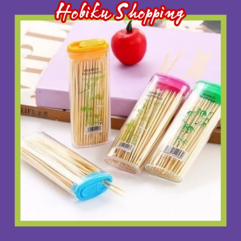 Tusuk Gigi Bambu / Pembersih Gigi Bambu / Tusuk gigi bambu