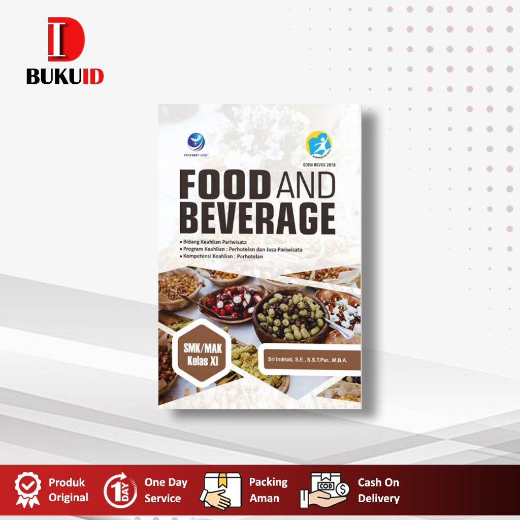 Buku Food And Beverage untuk SMK/MAK Kelas XI