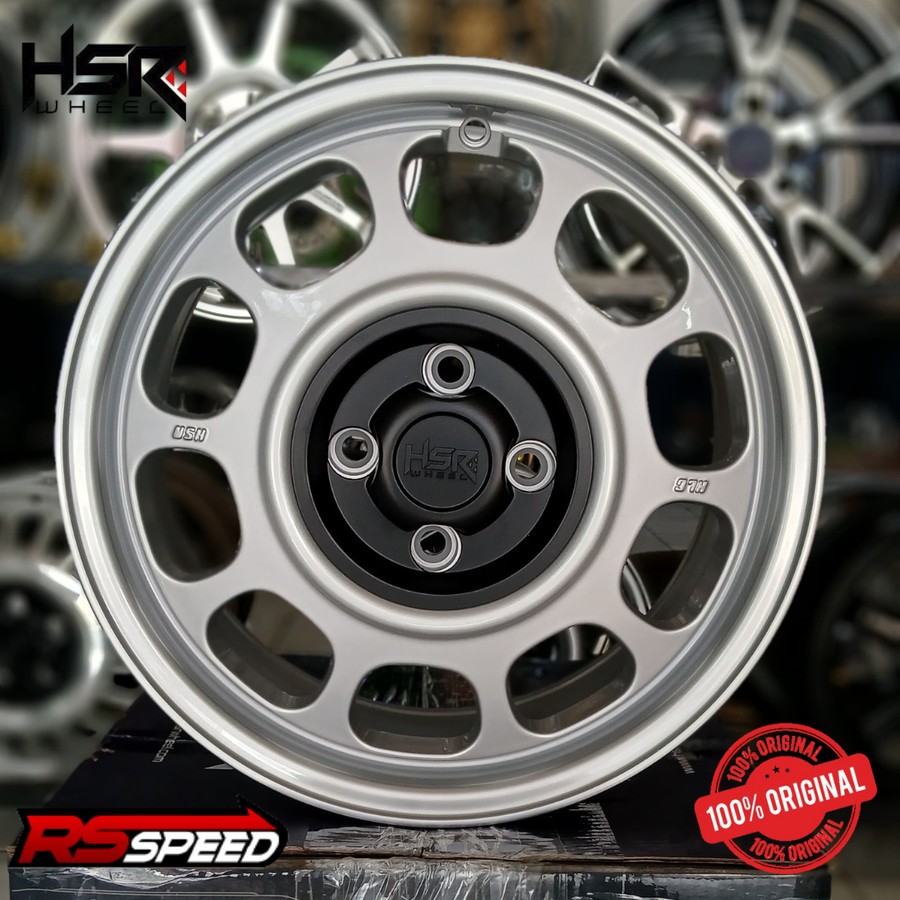 Velg pelg Model Kaleng R15 HSR KLG Pcd 4x114 lebar 6,5 Buat Mobil Caary,Panther,Livina,Maestro