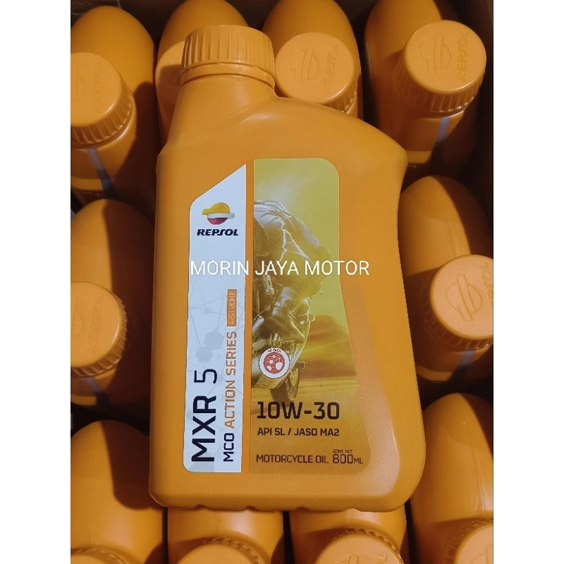 OLI REPSOL 4T 10W-30 API SL/JASO MA2 800ML ORI