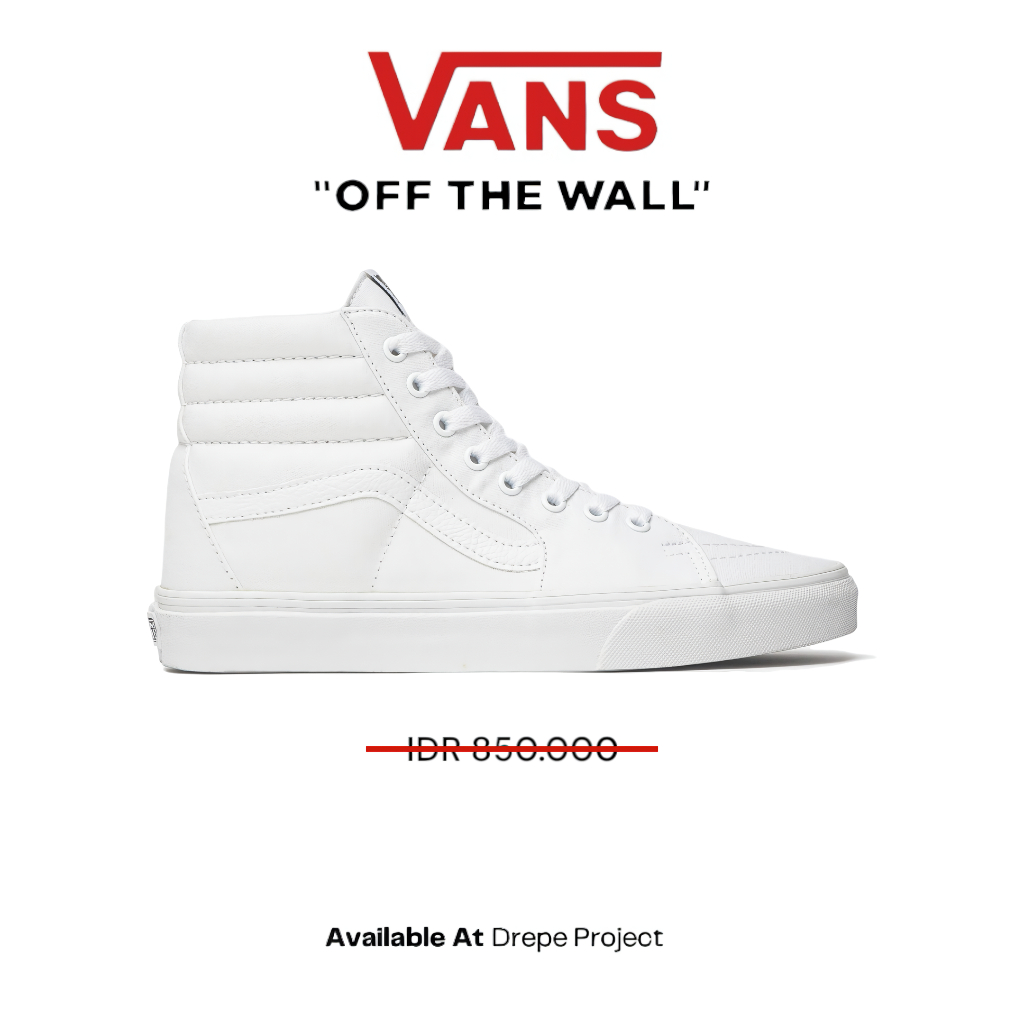 Vans SK8 High Classic True White Original BNIB