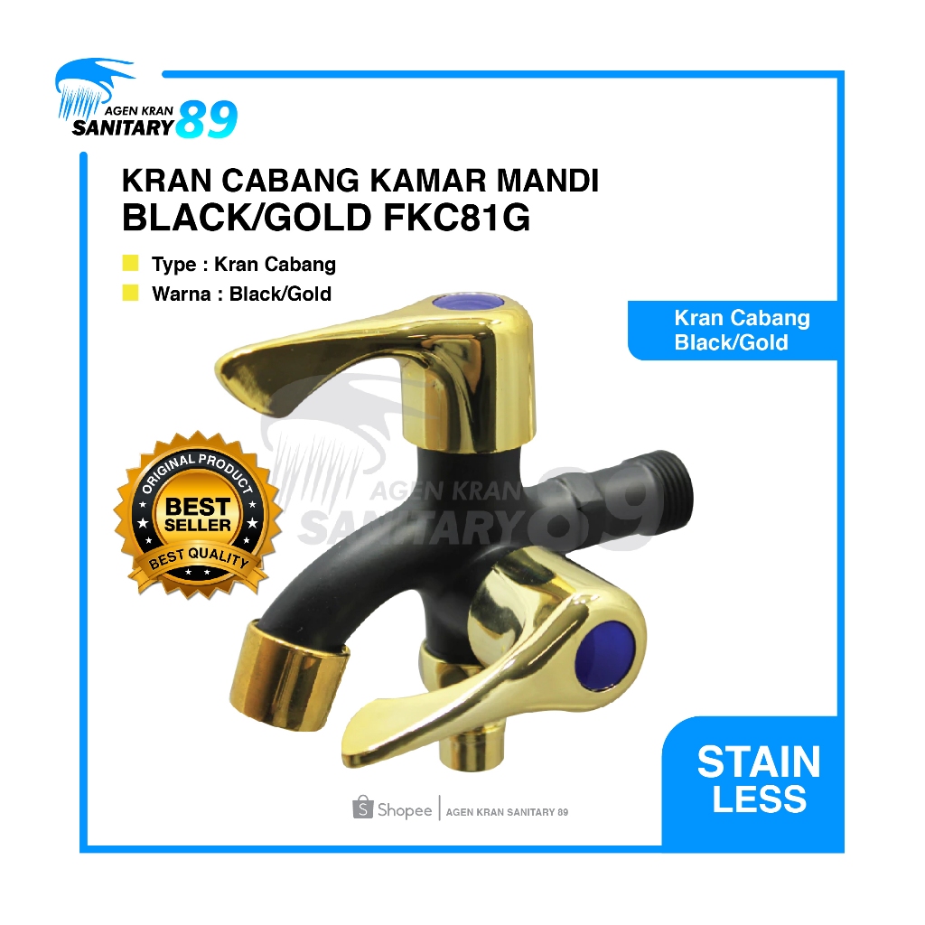KRAN CABANG BLACK GOLD/KRAN AIR BLACK GOLD/KRAN CABANG FKC81G