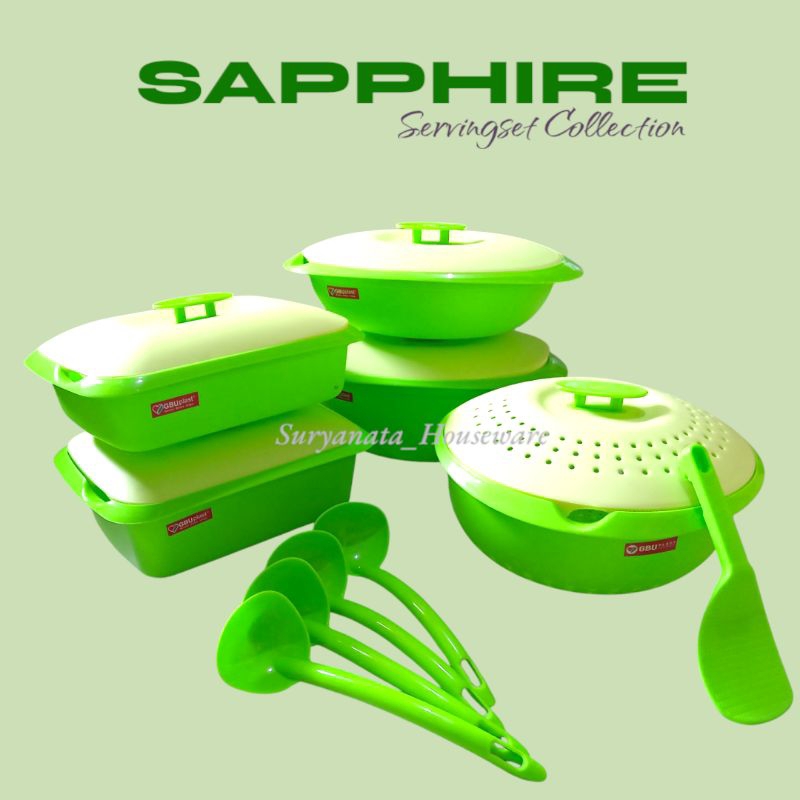 PRASMANA SET / ALAT SAJI / SAPPHIRE SERVING SET GBU