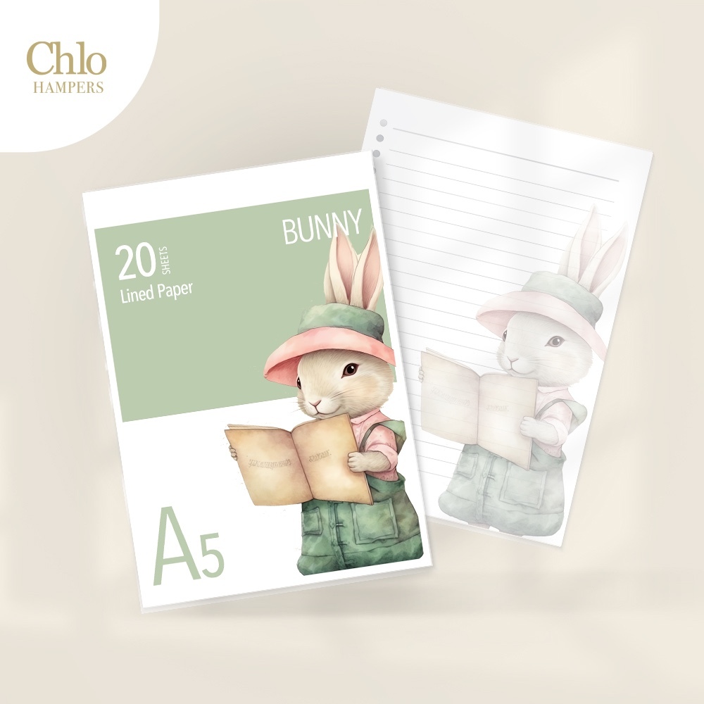

Isi Binder A5 Bunny ( Rabbit Kelinci Loose Leaf Aesthetic )