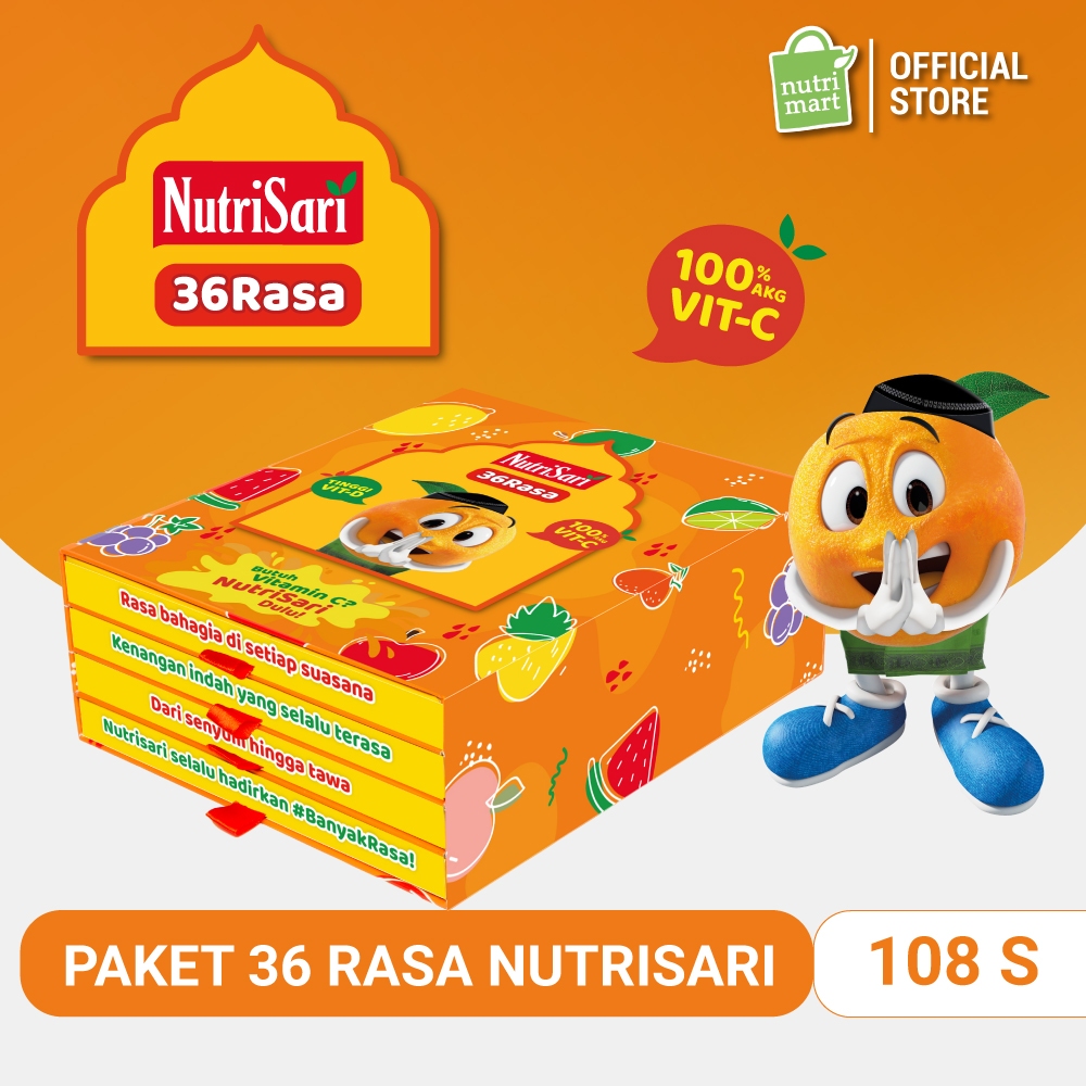 

Paket Lebaran NutriSari 36 Rasa - Minuman Tinggi Vitamin C dan D Parsel Hampers NutriSari