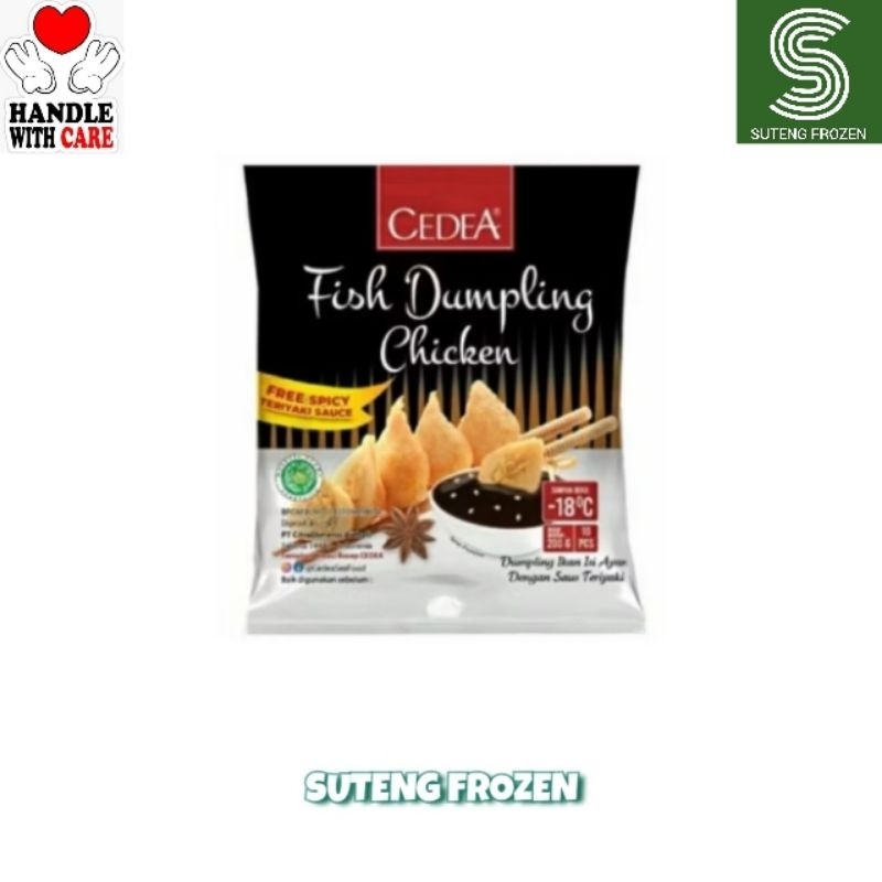 

[PLUS SAUS TERIYAKI] Cedea Fish Dumpling Chicken 200Gram