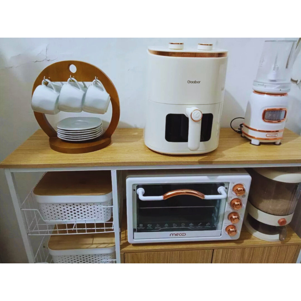 Gantungan Gelas Unik Modern Rak kayu Mini Bar Tempat Penyimpanan Mug Cangkir Aesthetic