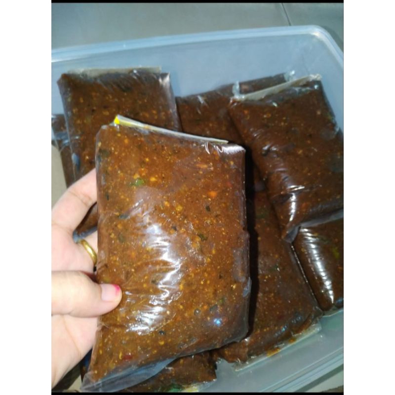 

sambel pecel kacang dua putri home made