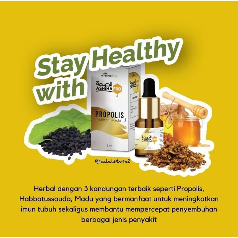 

Propolis Ashiha Pro Habbatussauda Armina Daily