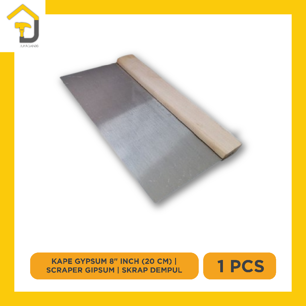 Kape Gypsum 8" Inch (20 cm) | Scraper Gipsum | Skrap Dempul