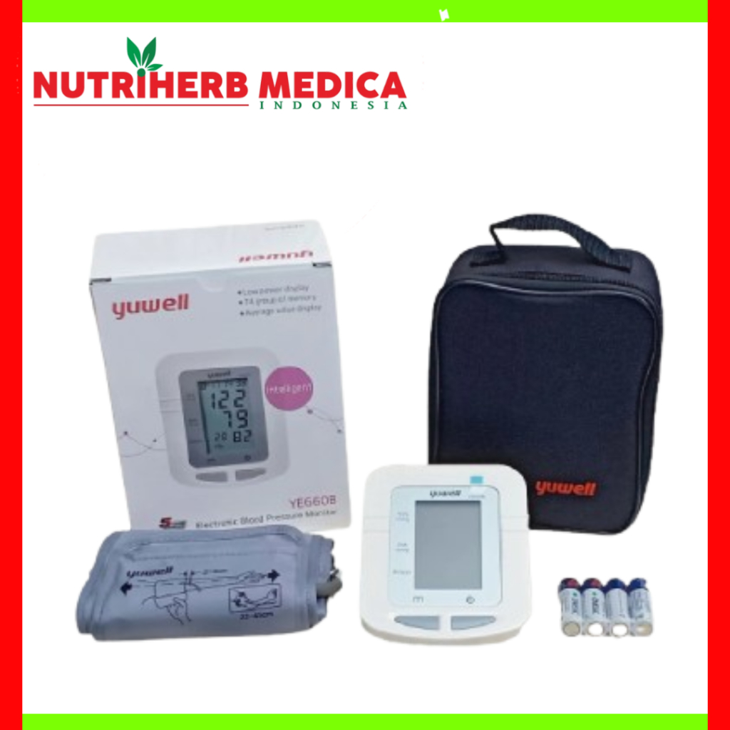 Alat Tensi Digital Tensimeter Digital Yuwell YE 660 B- Alat ukur tekanan darah