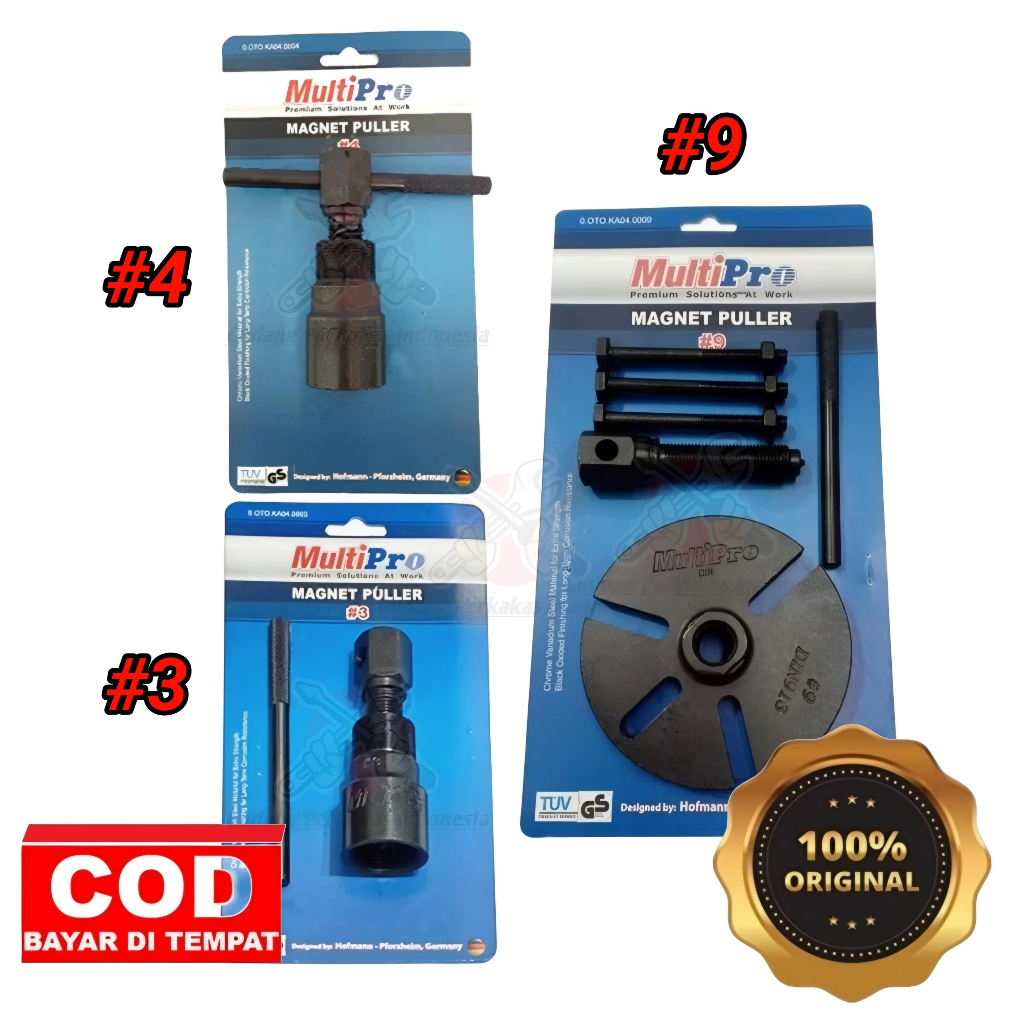 TERMURAH Kunci Treker Magnet Multipro Set / Magnet Puller / Tracker / Alat Melepas Magnet Motor Set