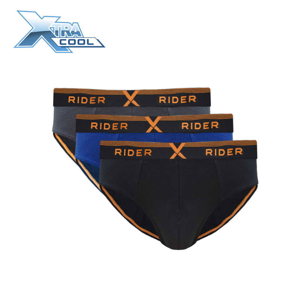 Rider Xtracool R881B Celana Dalam Pria Mini Brief Isi 3 Pcs