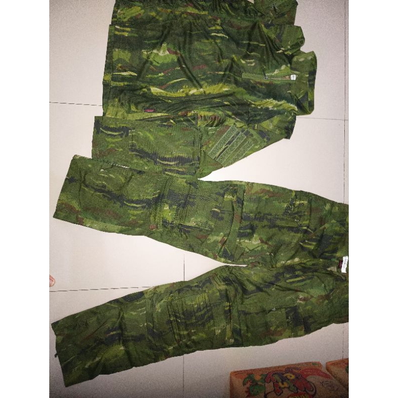 Baju PDL TNI Habema loreng khusus perang hutan jatah 2024-2025