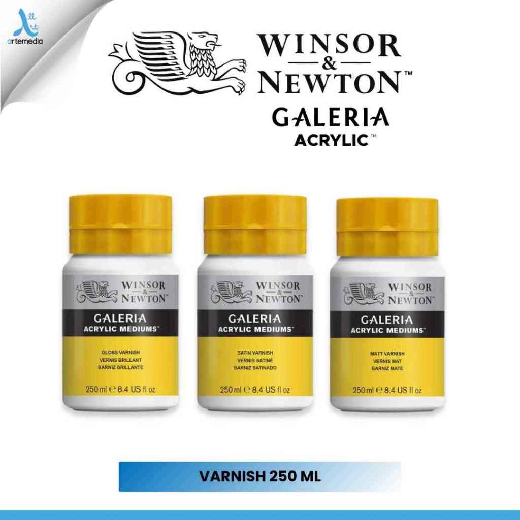 

Winsor & Newton Galeria Acrylic Varnish 250 ml Vernis Akrilik Gloss Matt Satin