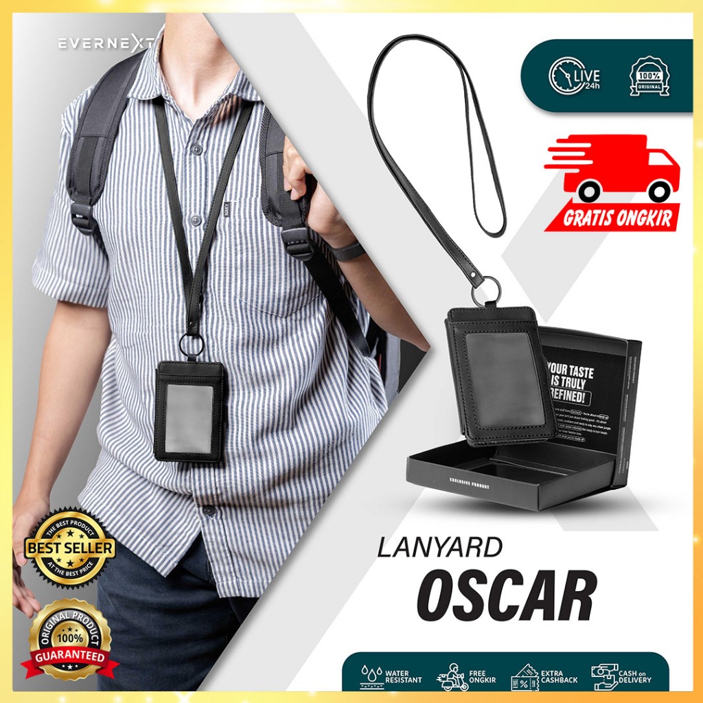 

LANYARD CLEO - EVERNEXT | Gantungan Kartu Nama Card Holder Name Tag Kalung Dompet Kecil