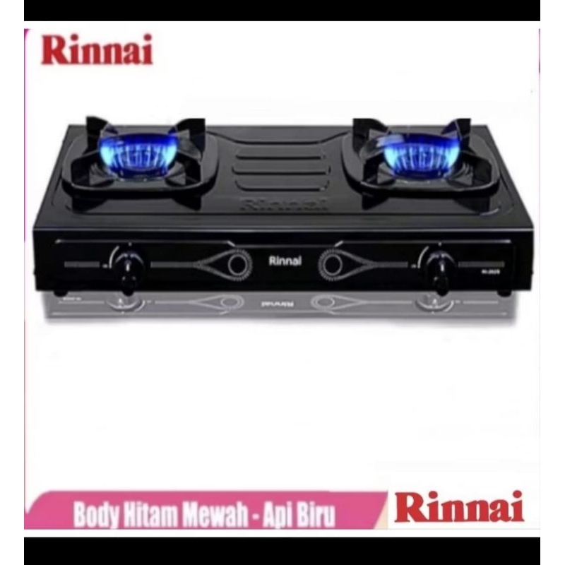 RINNAI RI202S/RI202S/KOMPOR GAS RINNAI 2 TUNGKU RINNAI RI-202S GARANSI RESMI