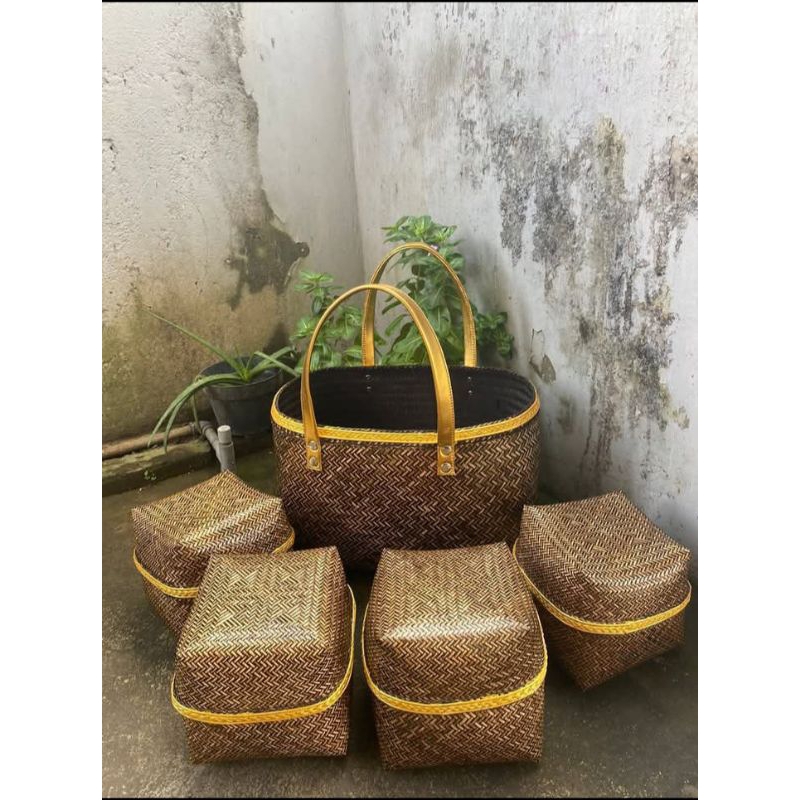 TAS SET 4 KEBEN BAMBU