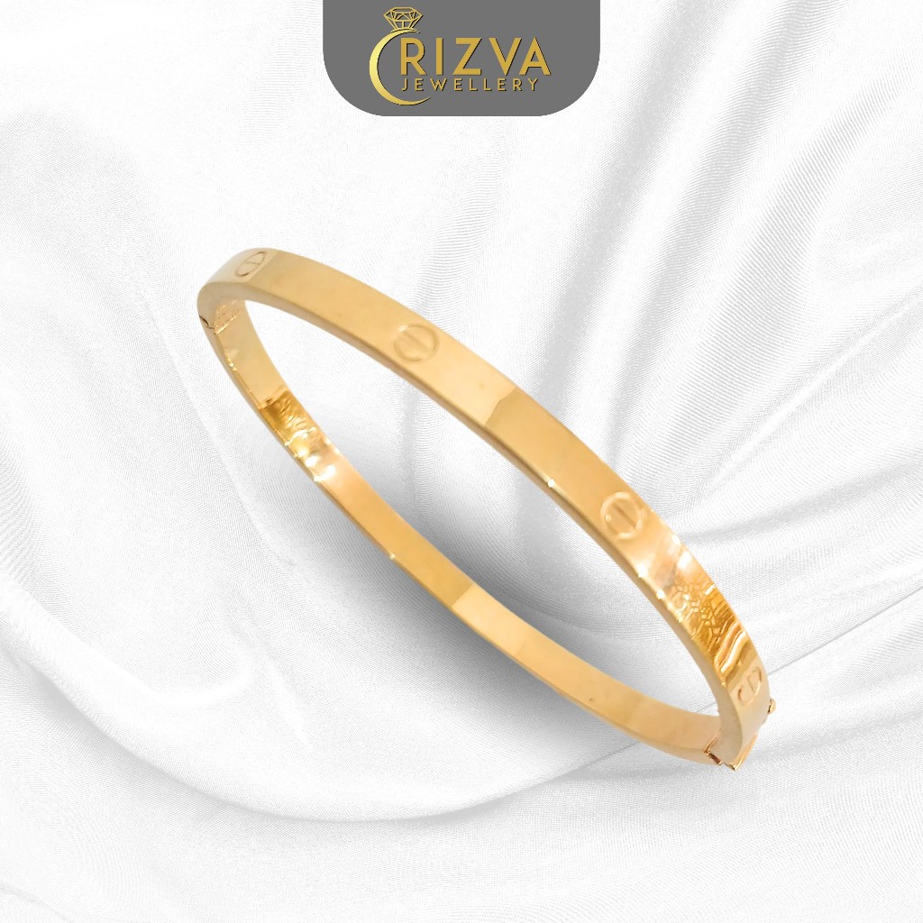 Gelang Cartier Gold Kadar 16K Toko Emas Rizva Jewellery