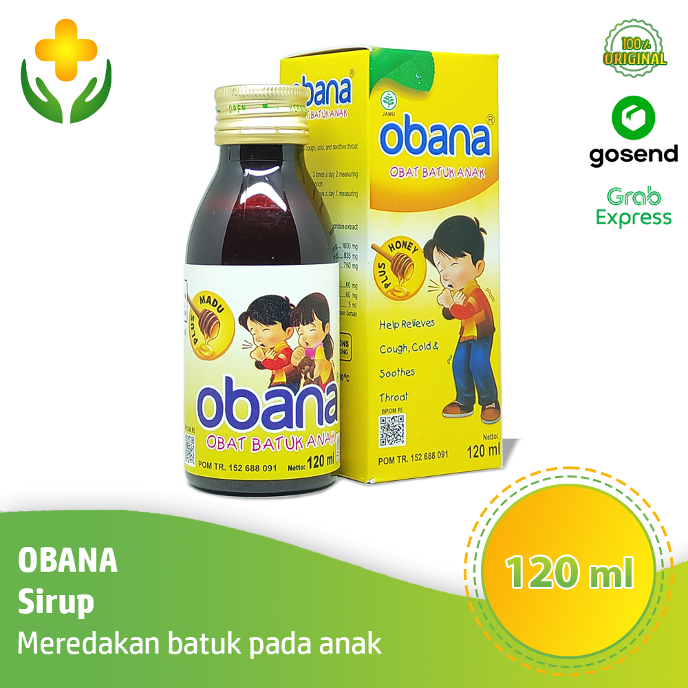 Obana Sirup 120 ml Obat Batuk Herbal Anak